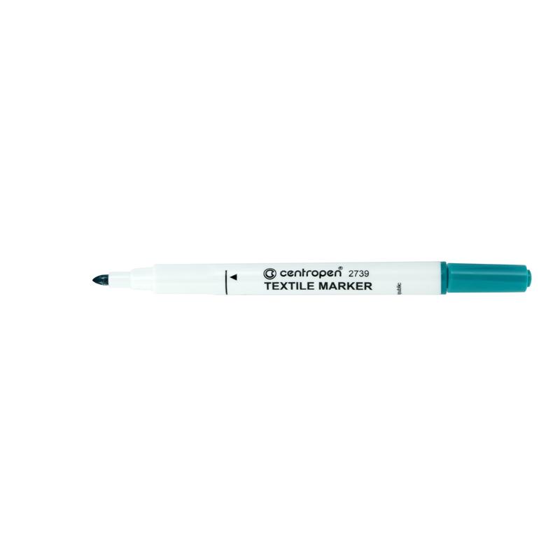 Маркер CENTROPEN Textile 2739/04 2 мм зелений